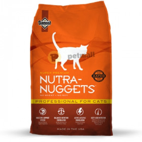 Nutra Nuggets Professional Cats - пълноценна храна за активни котки с повишени хранителни нужди